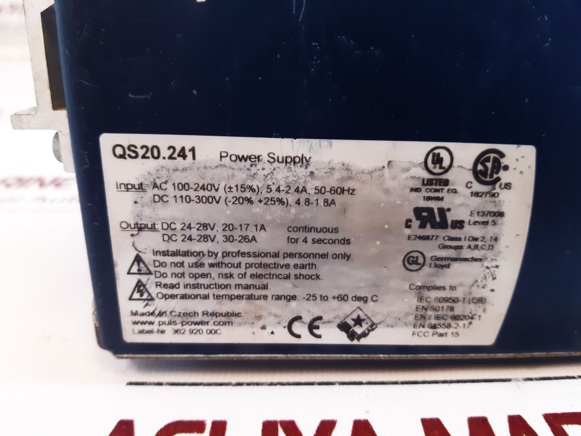 Puls Qs20.241 Power Supply