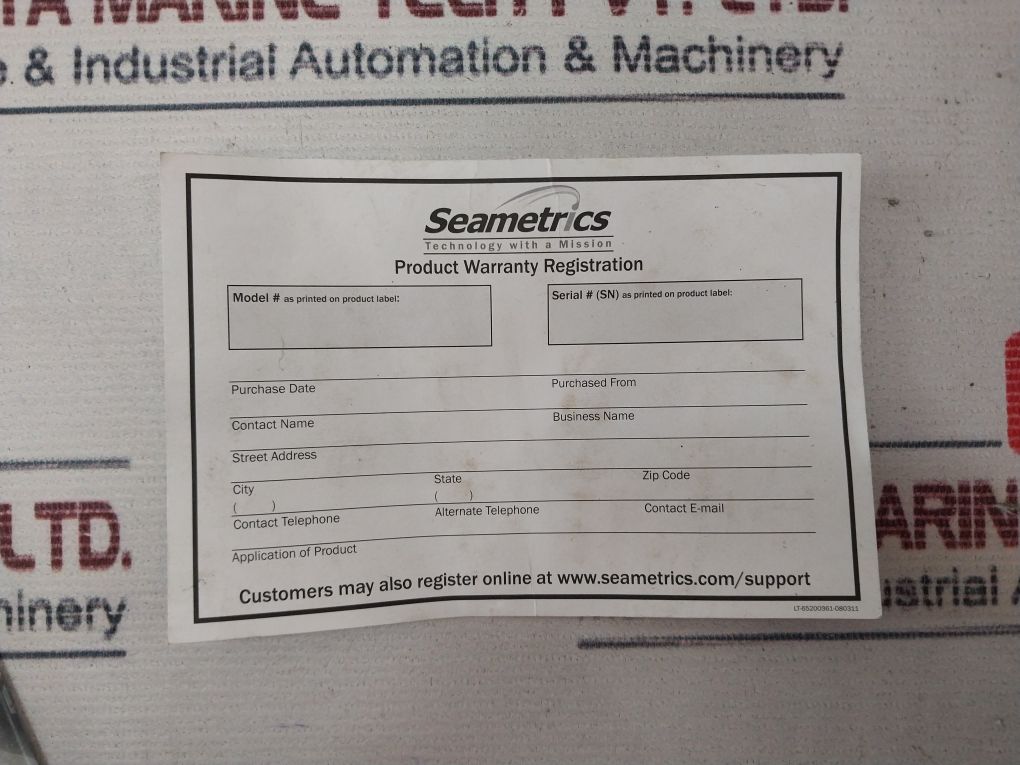Pulsafeeder Mtr300 Mechanical Flowmeter
