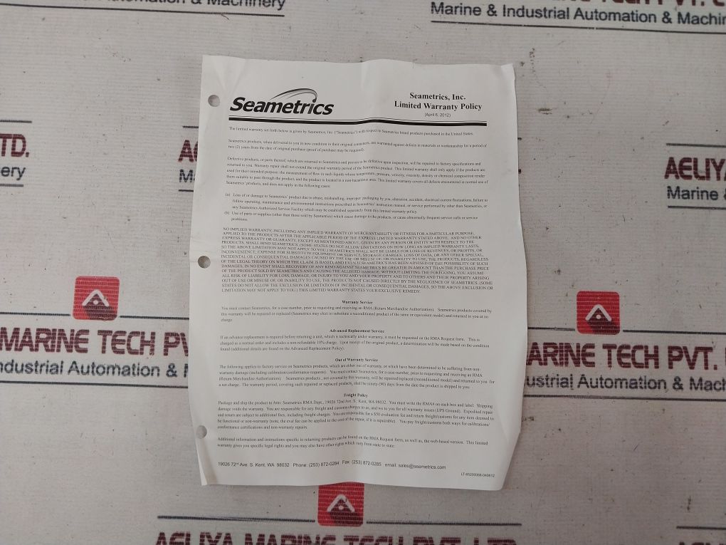Pulsafeeder Mtr300 Mechanical Flowmeter