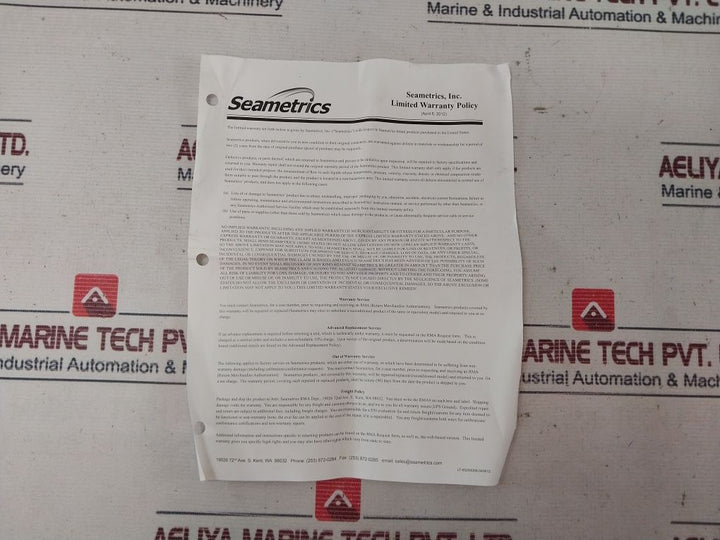 Pulsafeeder Mtr300 Mechanical Flowmeter