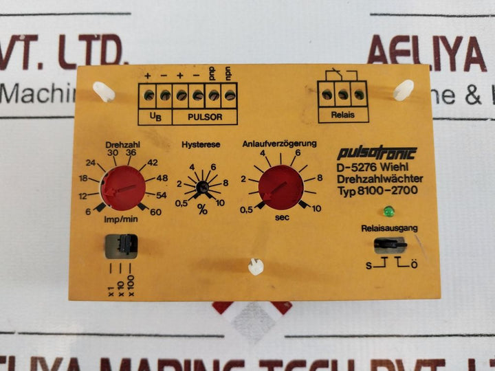 Pulsotronic 8100-2700 Speed Limiter Module