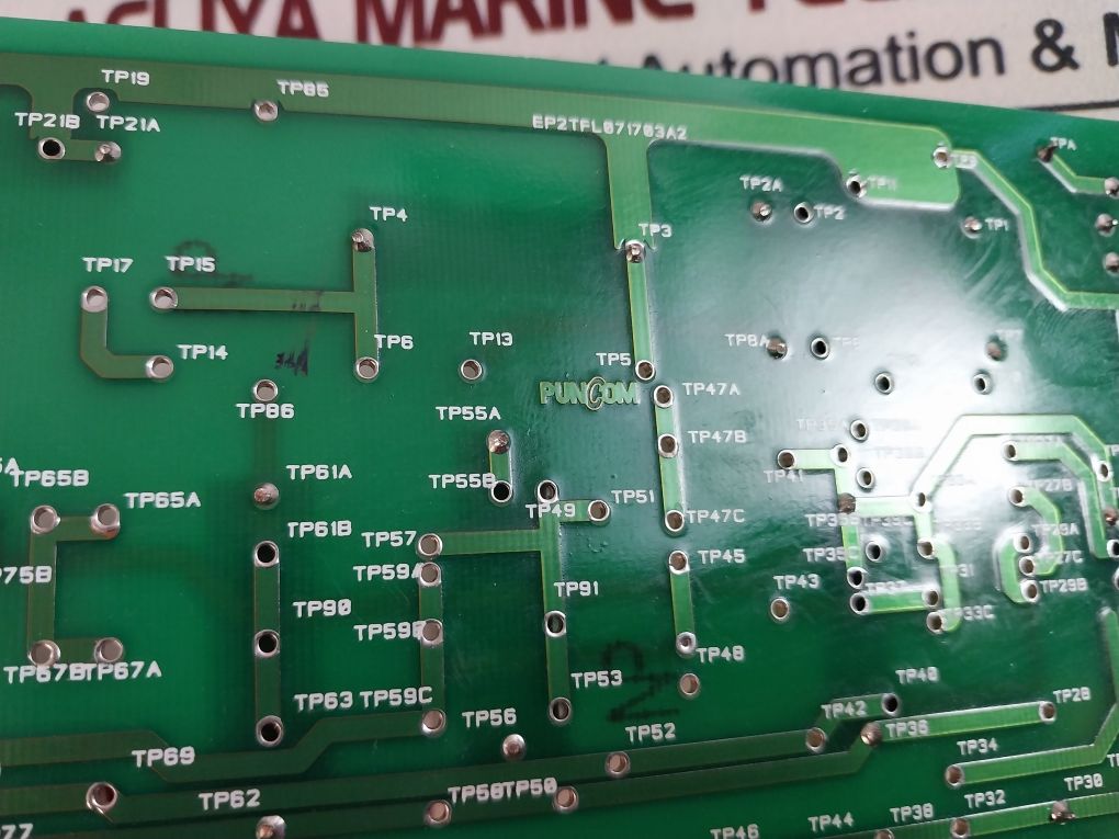 Puncom Ep2Tfl071703A2 Printed Circuit Board Bcc Fuba
