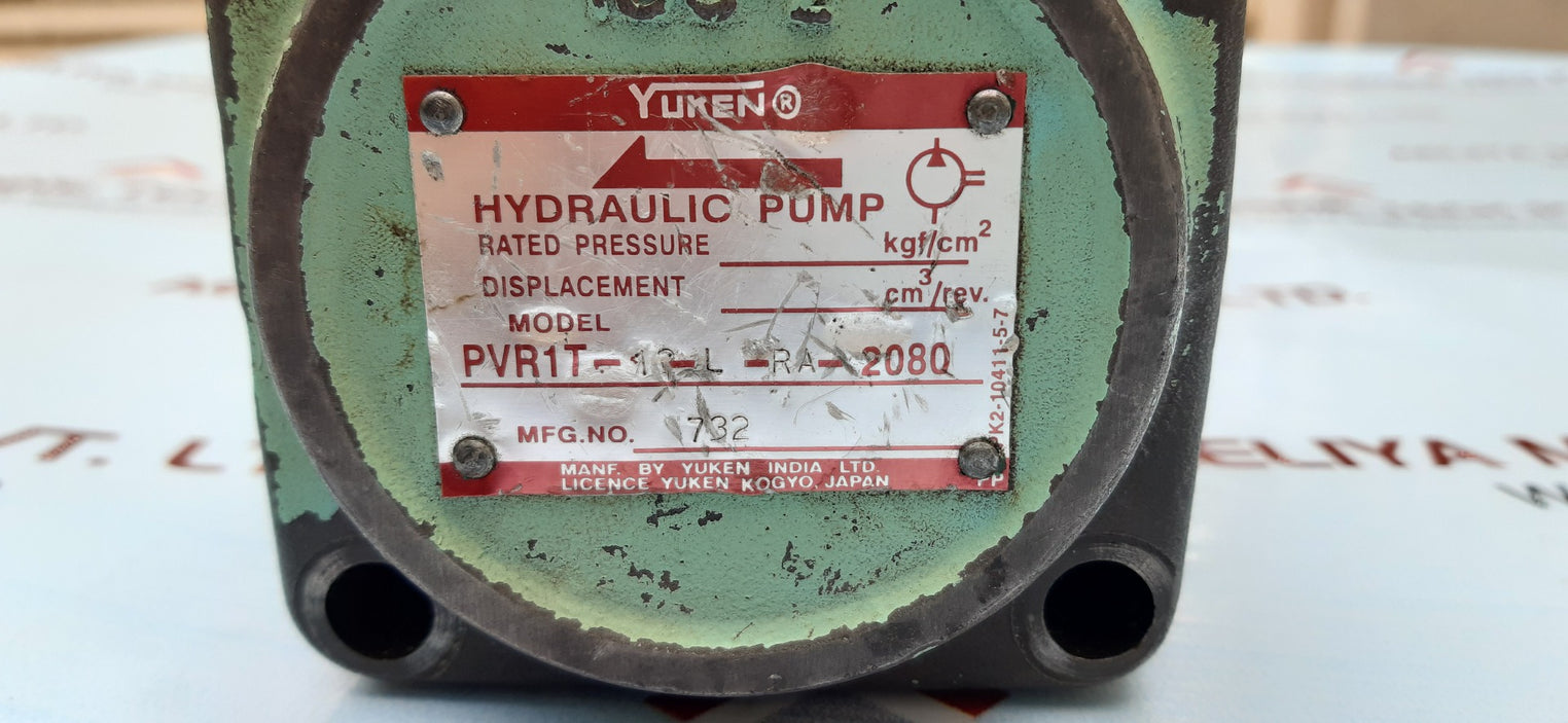 Yuken pvr1t-12-l-ra-2080 hydraulic pump