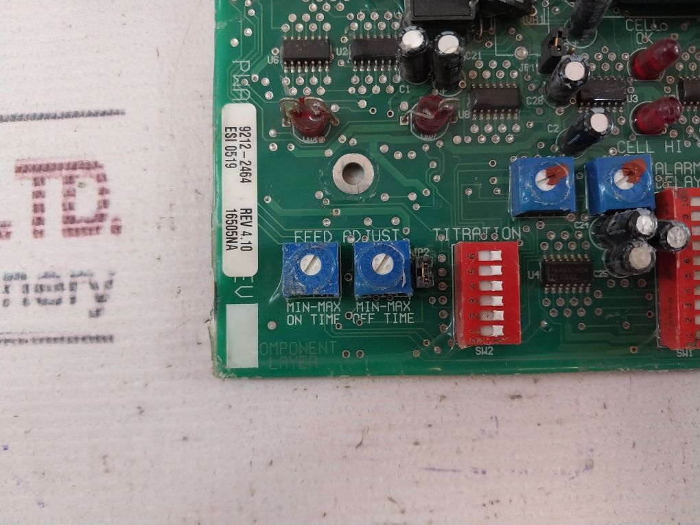 Pwb 9212-2456 Rev 4.10 Pcb