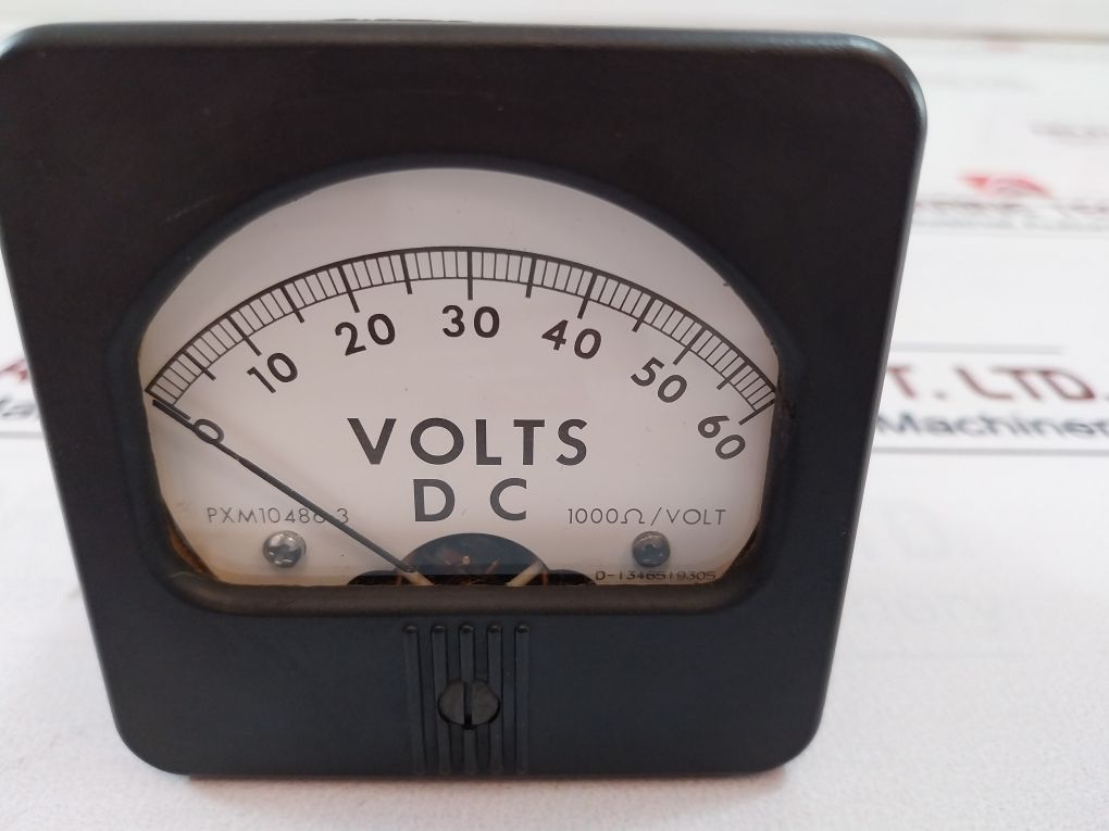 Pxm10486-3 0-60 Volts Dc Ammeter M10486-3