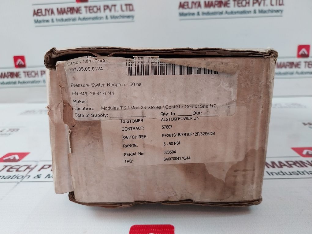 Pyropress Pf261S1B/7B10F12P/32S6Db Pressure Switch 64/07004176/44 Ip66