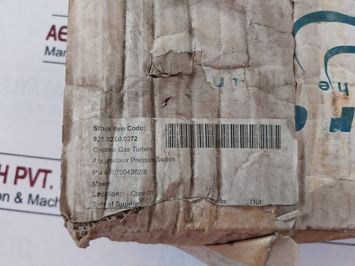 Pyropress Pf263S1B/Ox32F22C/67S3Fb Pressure Switch 64/07004262/8 Ip66