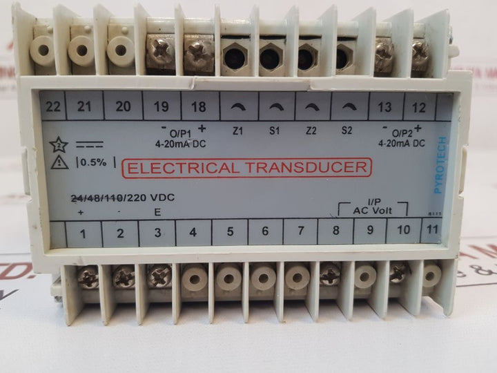 Pyrotech 2Pt-2023 Voltage Transducer 0-150V Ac