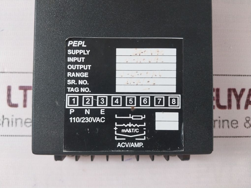 Pyrotech Pepl Digital Panel Volt Meter 110/230 Vac