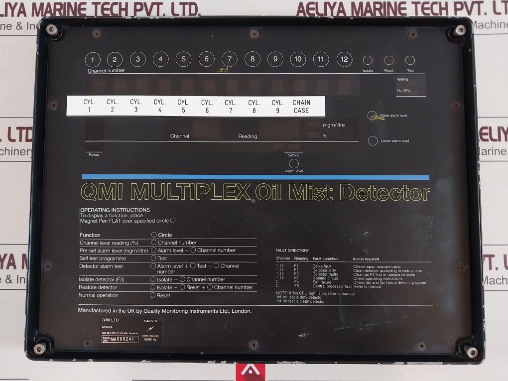 Qmi Mp12 Multiplex Oil Mist Detector