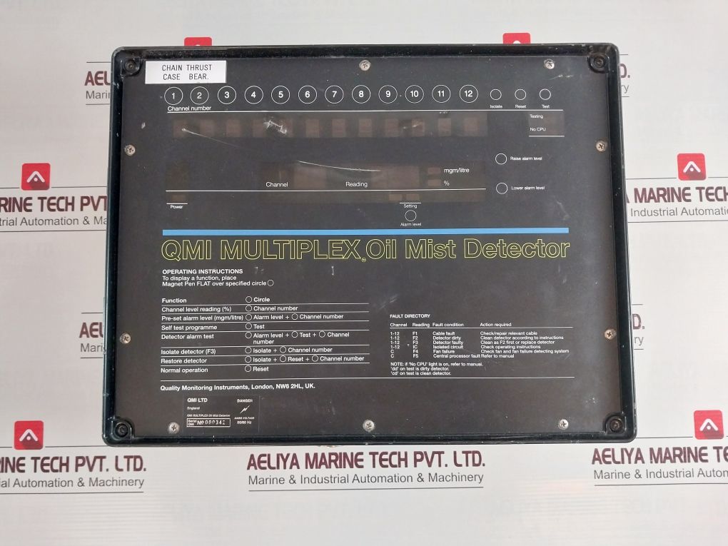 Qmi Mp12 Multiplex Oil Mist Detector 