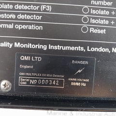 Qmi Mp12 Multiplex Oil Mist Detector 