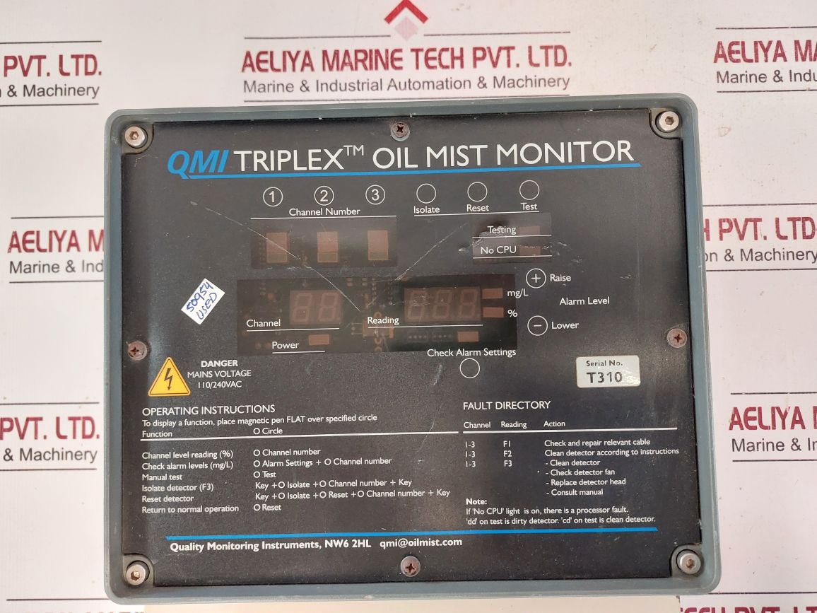 Qmi Triplex Oil Mist Monitor
