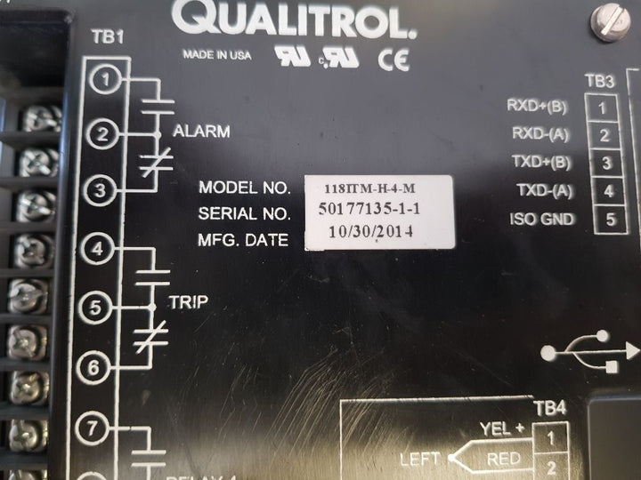 Qualitrol 118Itm-h-4-m Intelligent Transformer Monitor