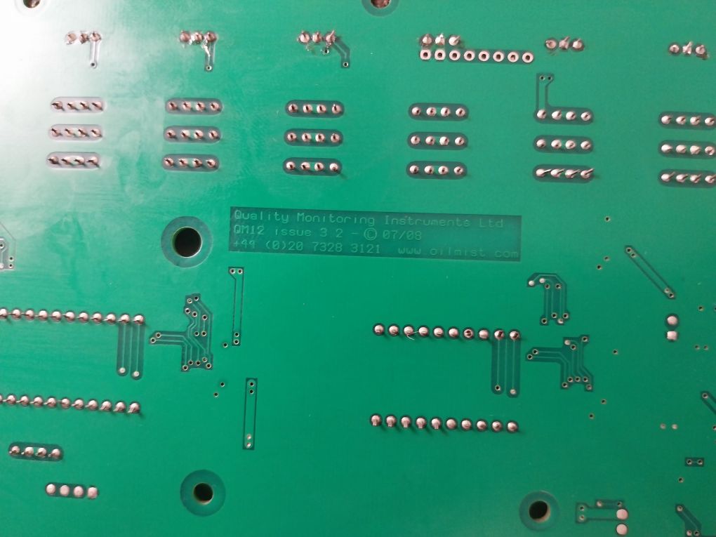 Quality Monitoring Oilmist Qm12 Printed Circuit Board