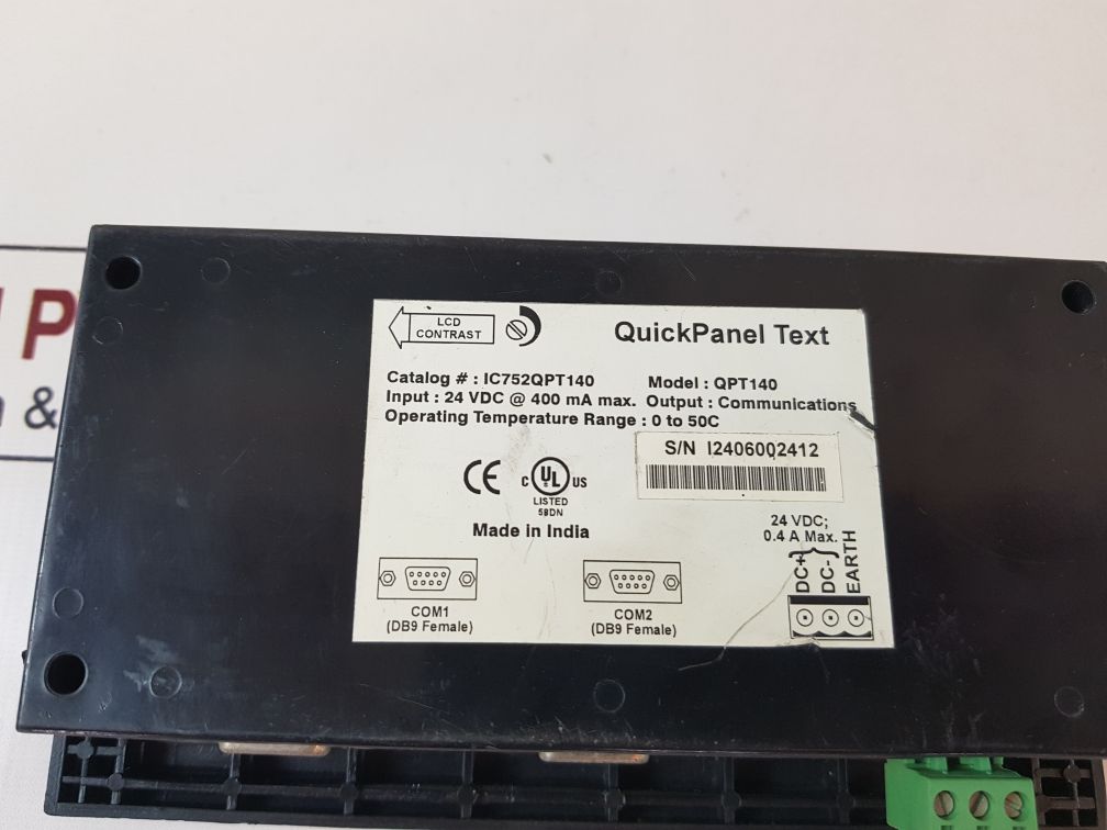 Quickpanel Text Qpt140