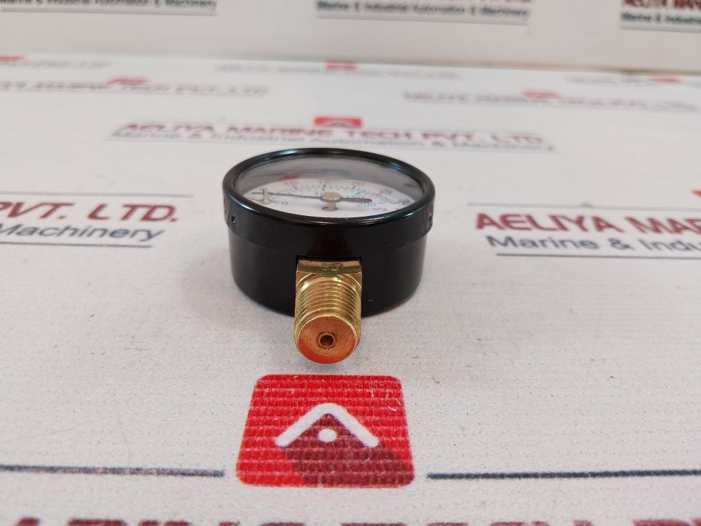 Quincy 110822 Oil Pressure Gauge 0-30 Psi 0-200 Kpa