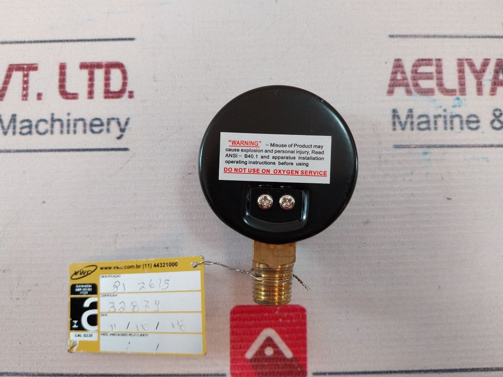 Quincy 110822 Oil Pressure Gauge 0-30 Psi 0-200 Kpa