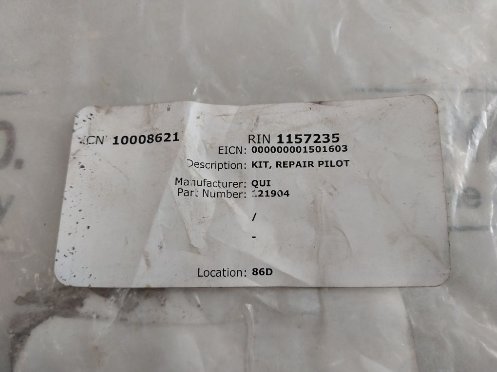 Quincy 121904 Repair Pilot Kit