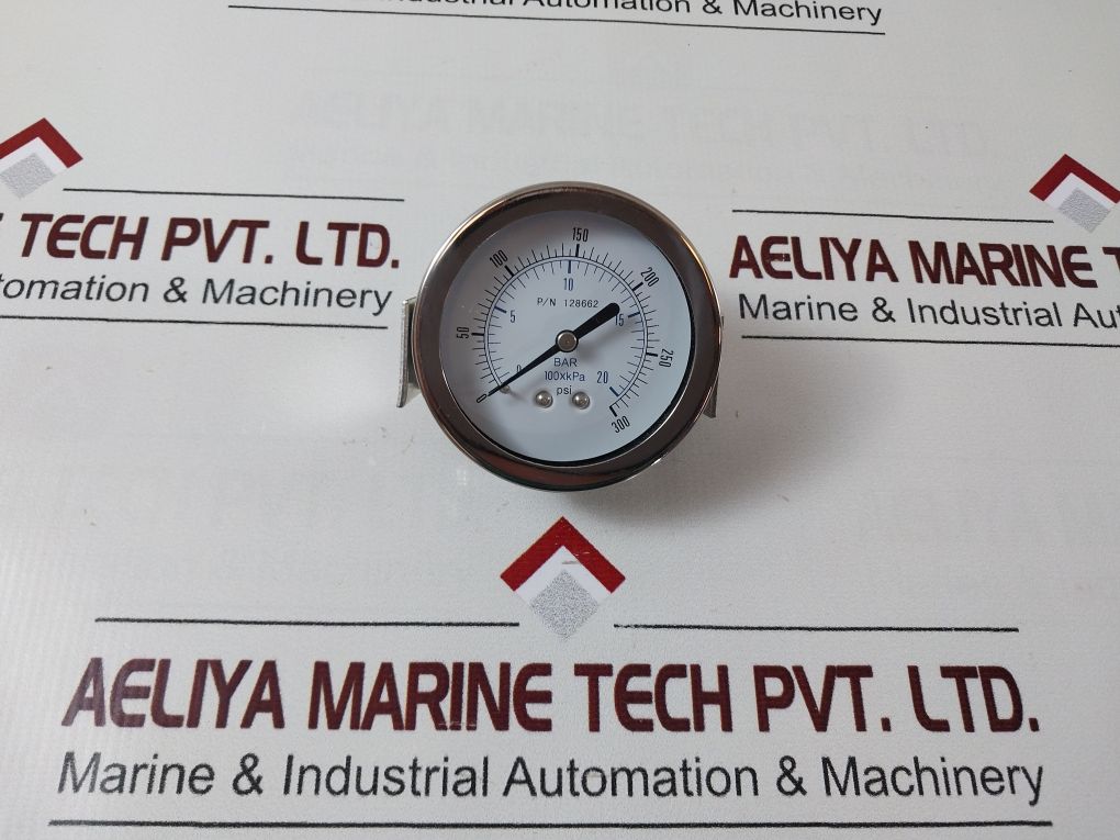 Quincy 128662 Pressure Gauge 0-300 Psi