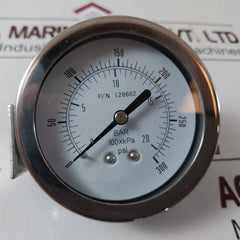 Quincy 128662 Pressure Gauge 0-300 Psi