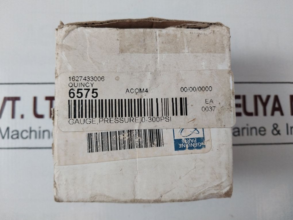 Quincy 128662 Pressure Gauge 0-300 Psi