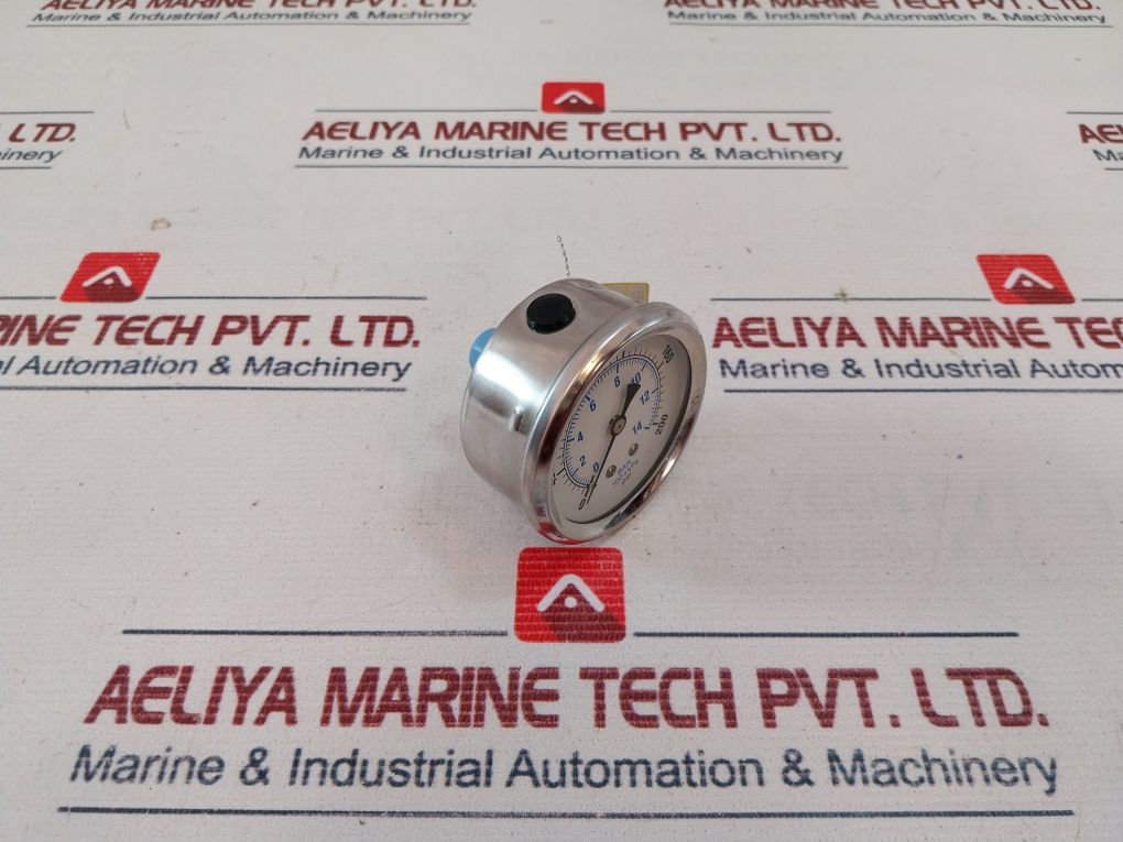 Quincy Compressor Pressure Gauge 0-200 Psi