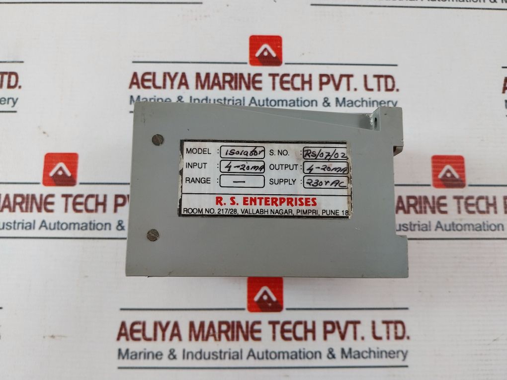 R.S.Enterprises Signal Isolator 230V Ac
