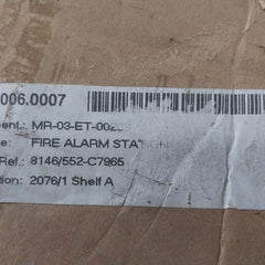 R.Stahl 8803/3 Fire Alarm Station 8146/552-c7965