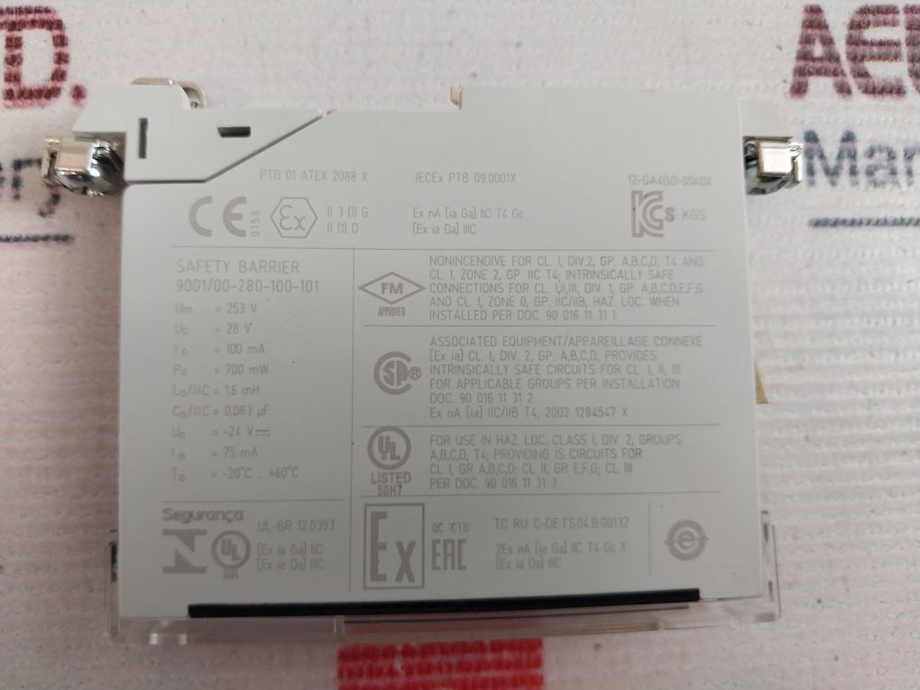 R.Stahl 9001/00-280-100-101 Safety Barrier Rev.B