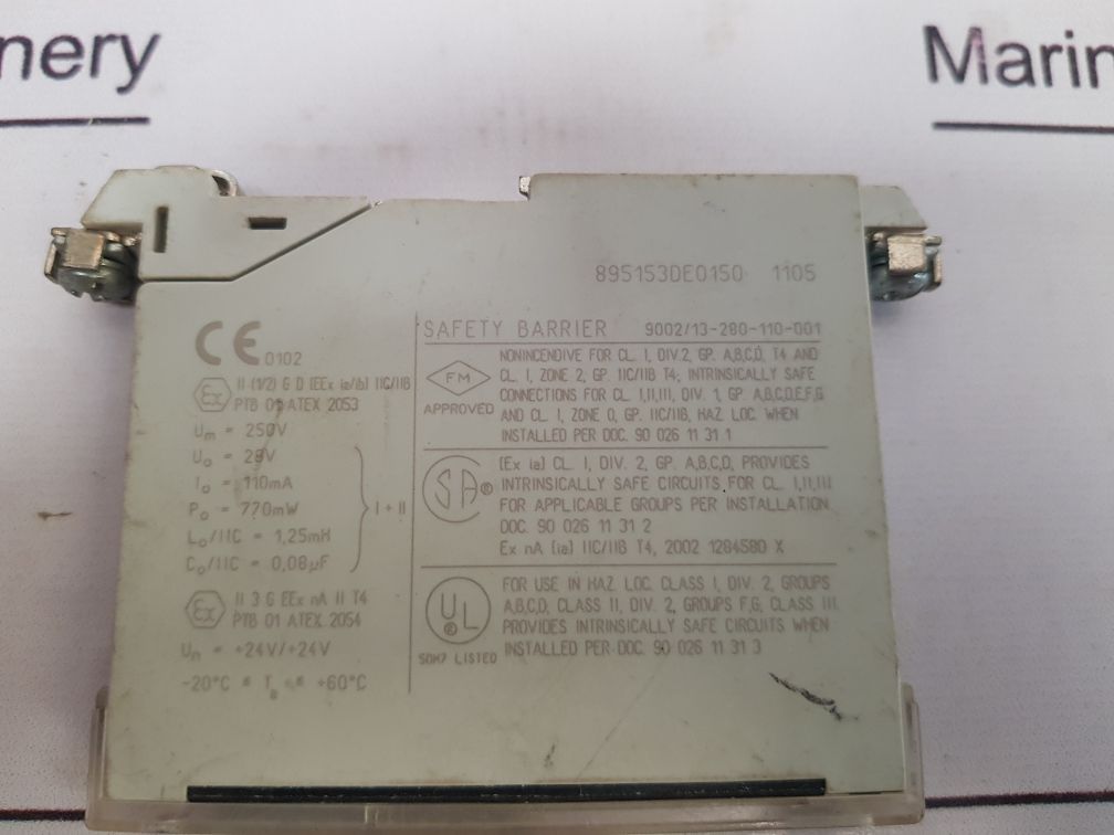 Stahl Intrinspak 9002/13-280-110-001 Safety Barrier