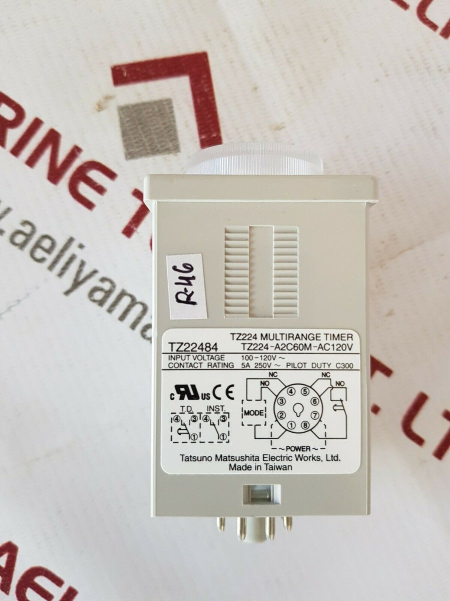 Matsushita tz224-a2c60m-ac120v multi range timer