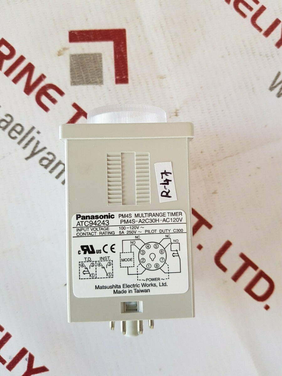 Panasonic pm4s-a2c30h-ac120v timer