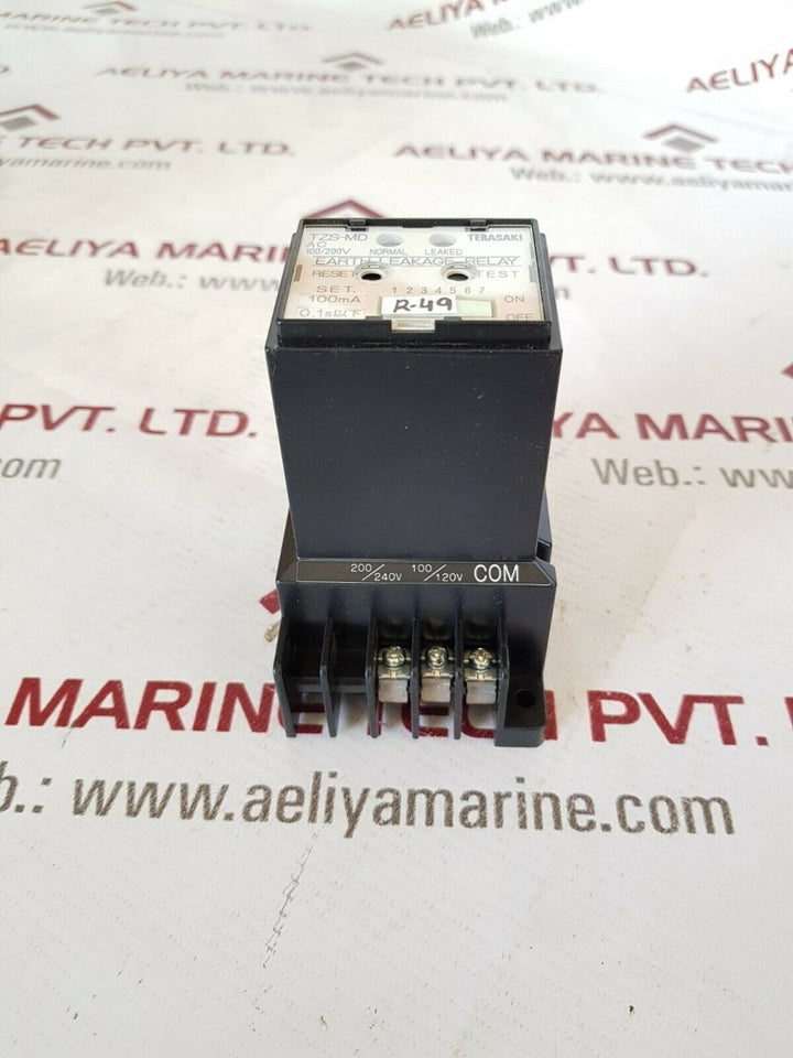 Terasaki Tzs-24Md Earth Leakage Relay 100/200V