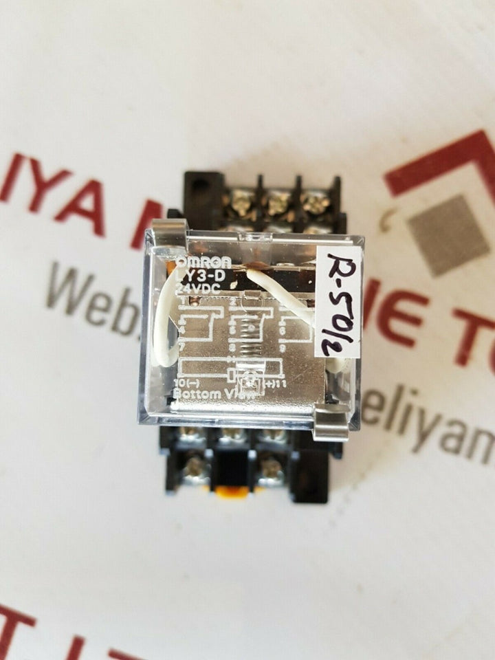 Omron ly3-d 24vdc relay socket