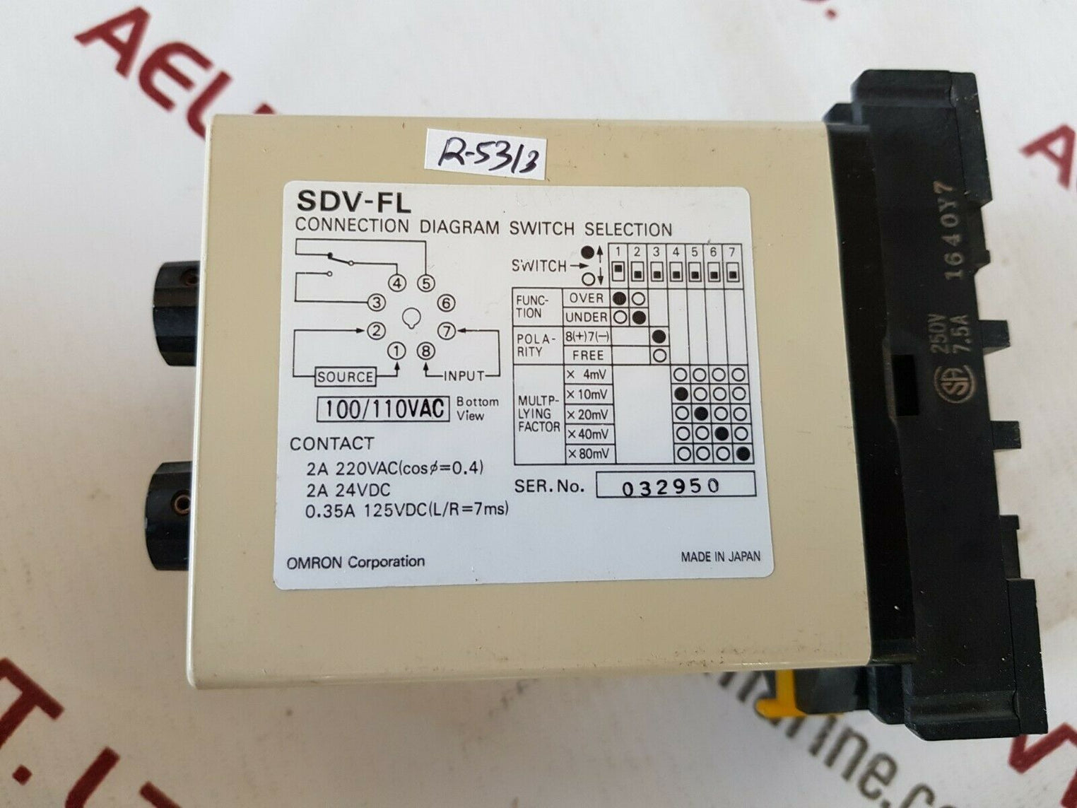 Omron sdv-fl6 voltage sensor