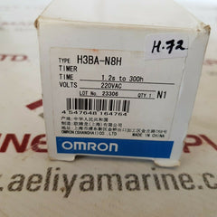 Omron h3ba-n8h timer 220vac 1.2s to 300h