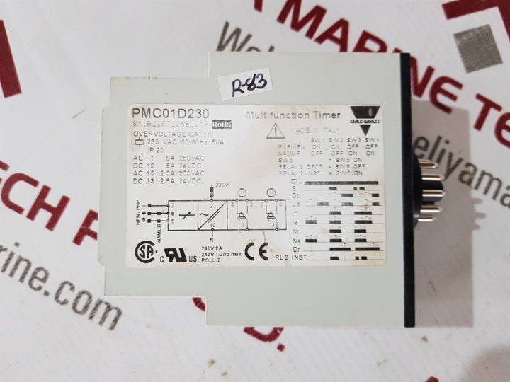 Carlo gavazzi pmc01d230 multifunction timer ip20
