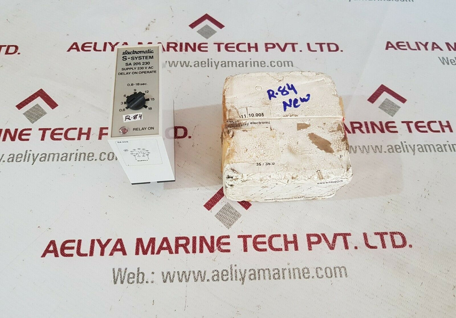 Electromatic s-system sa 205 230 delay on operate 230v 0.8-18sec