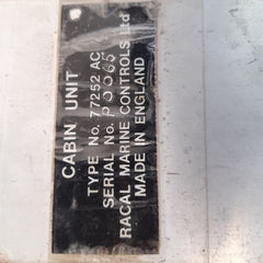 Racal 77252 Ac Cabin Unit