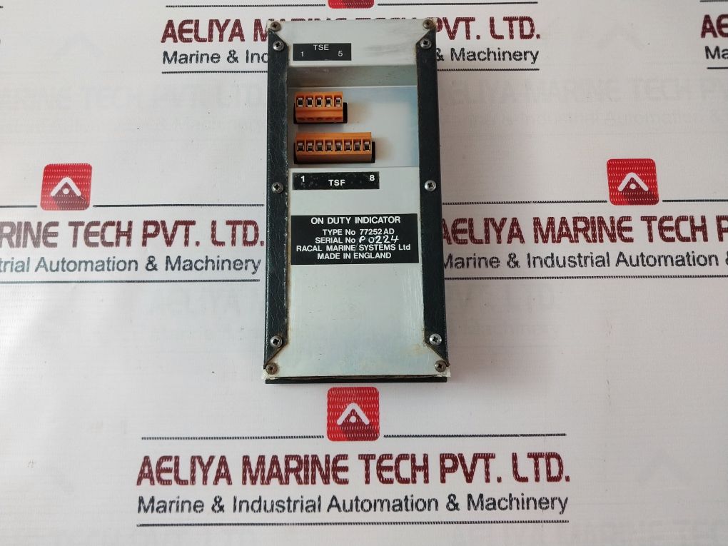 Racal Marine Systems 77252 Ad On Duty Indicator