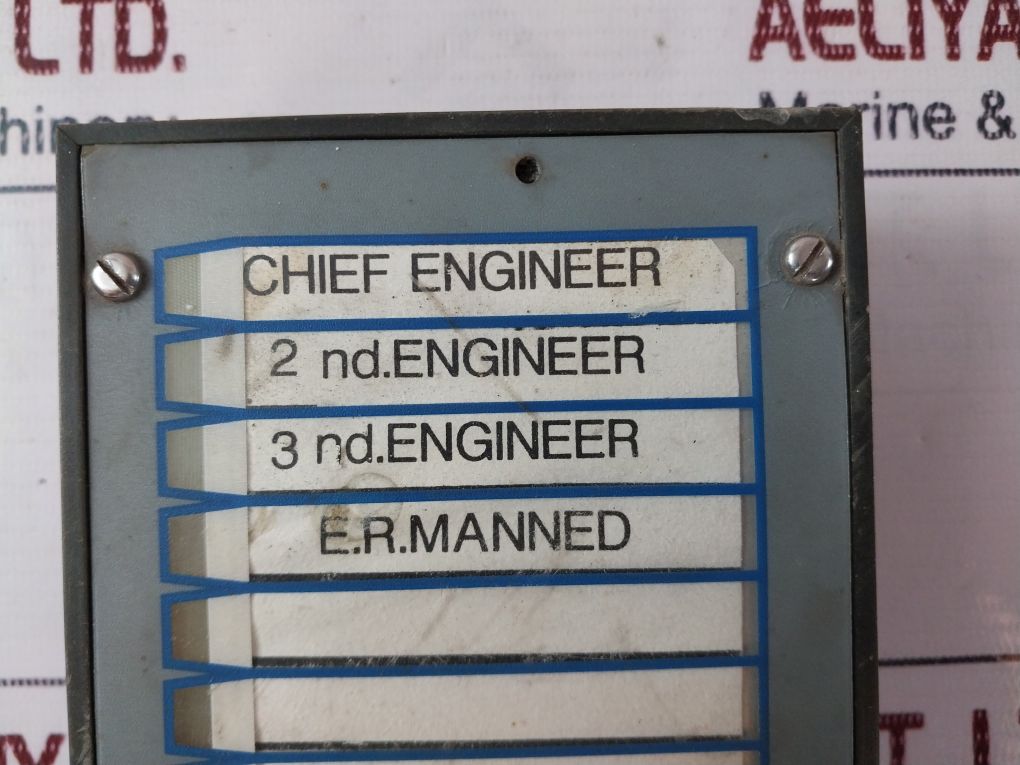 Racal Marine Systems 77252 Ad On Duty Indicator