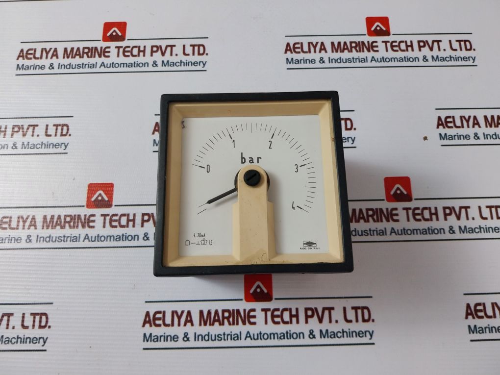 Radio Controle 0-4 Bar Panel Meter 4..20 Ma