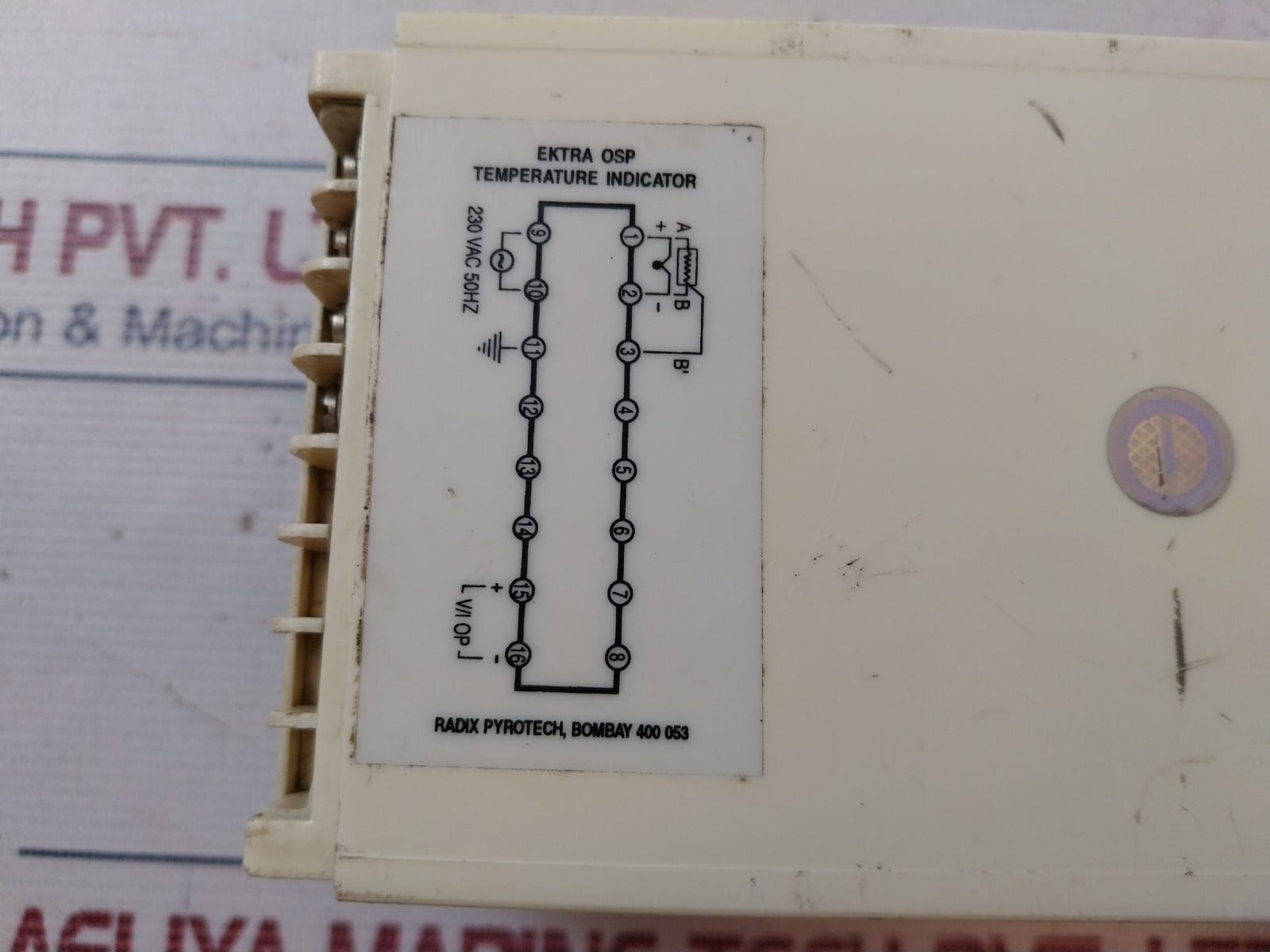 Radix Pyrotech Ektra Osp Temperature Indicator 4-20Ma