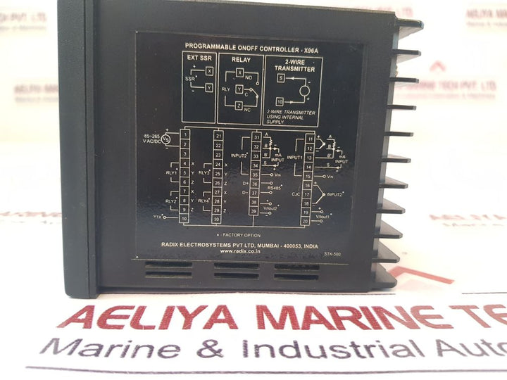 Radix X96A Programmable On-off Controller Ver.30.00