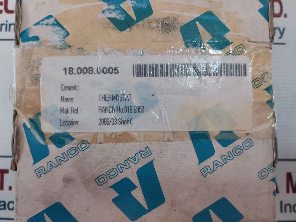 Ranco 016-6950 Thermostat 18.008.0005