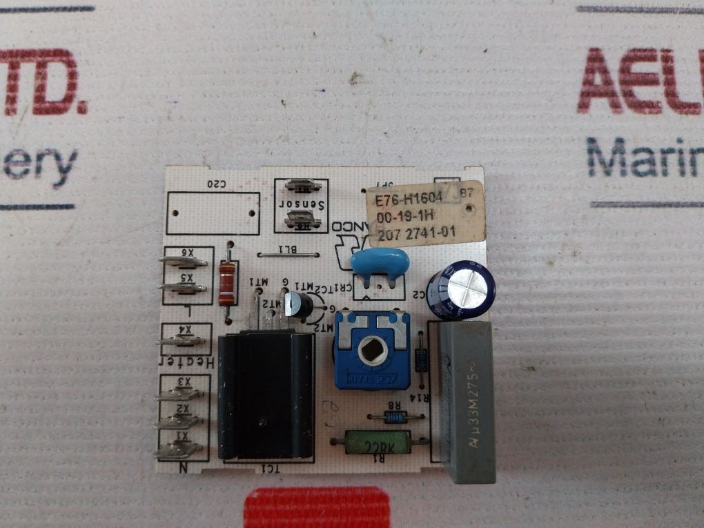 Ranco 5E250049 ‘B’ Pcb Card