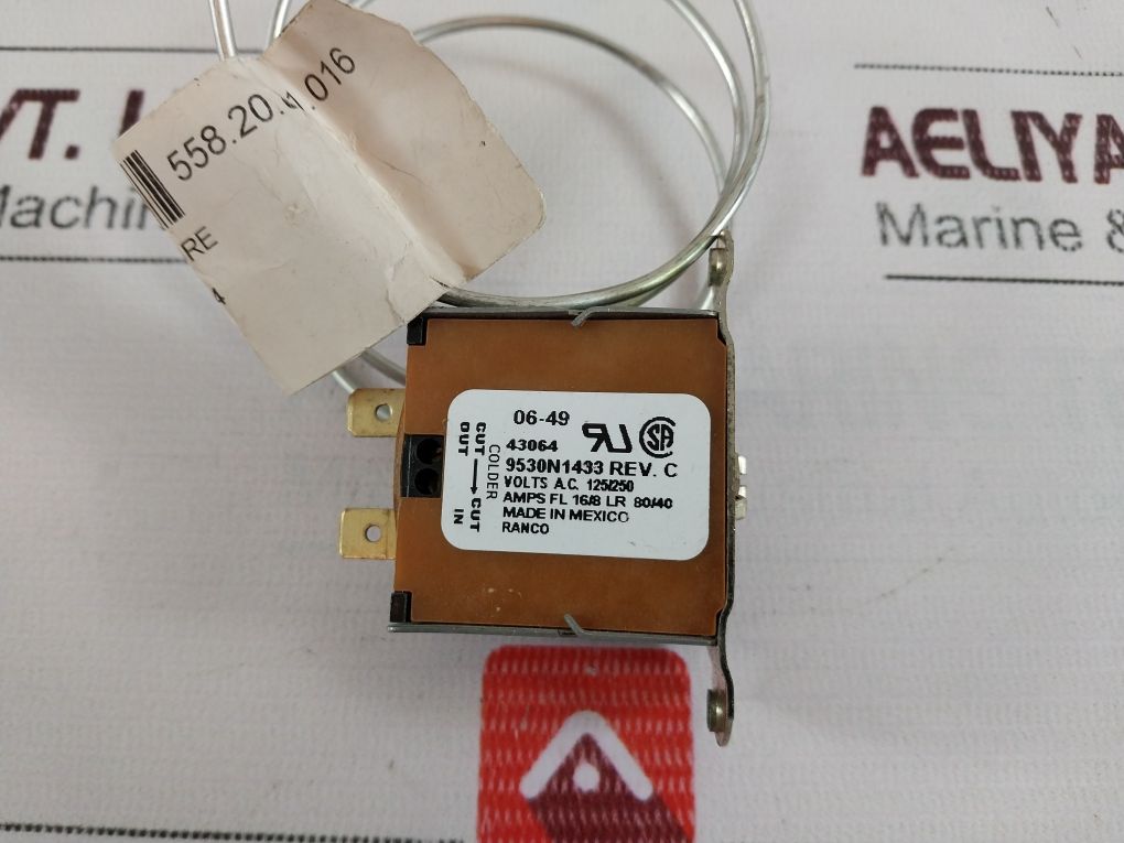 Ranco 9530N1433 Temperature Control