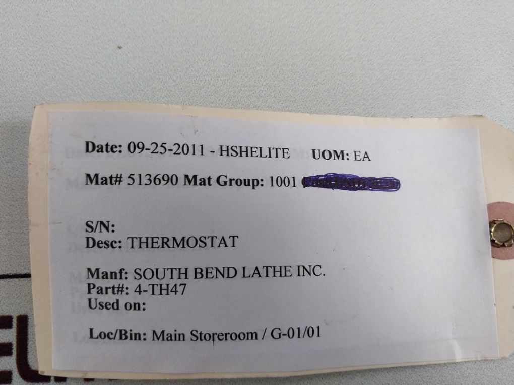 Ranco G1-1074-000 Thermostat 4-th47