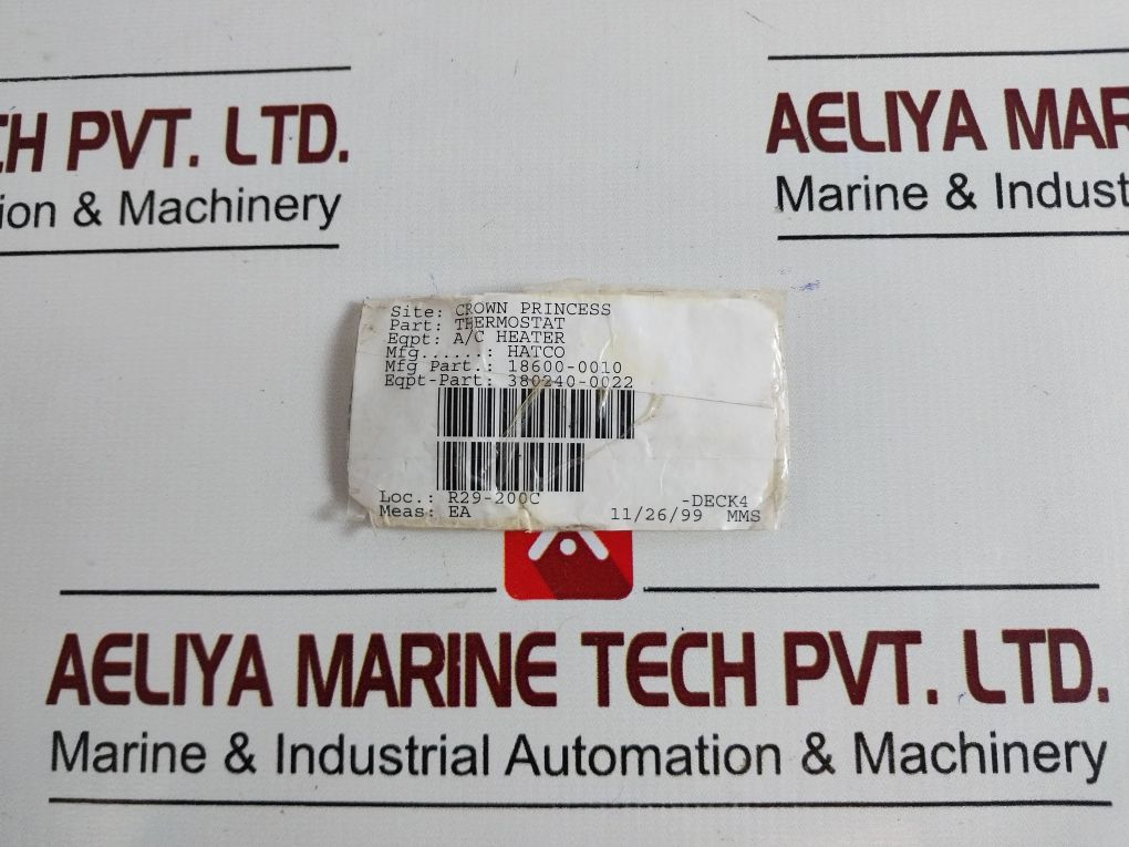 Ranco G1-1080-00 Thermostat